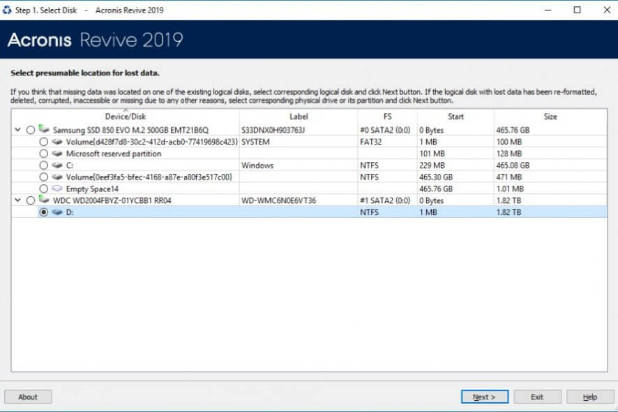 Acronis复兴数据恢复欧宝app官网登录