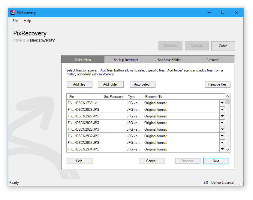 PixRecovery riparazione照片6