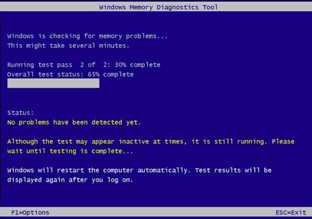 Windows内存诊断工具将测试您的ram