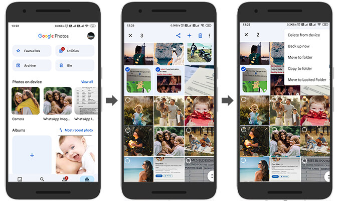 ripristinare le immagini di WhatsApp da谷歌照片