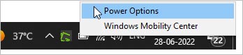 windows中的电源选项