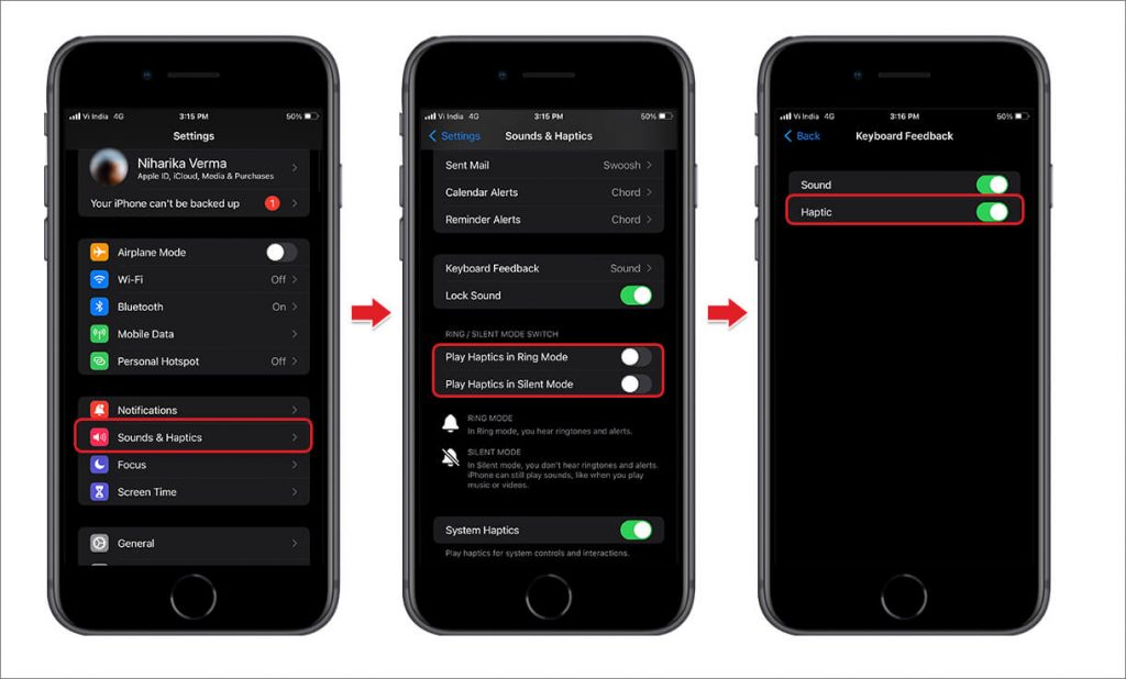 iOS 16功能-触觉反馈