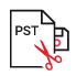 Sla het gerepareerde PST bestand gesplitst op图标