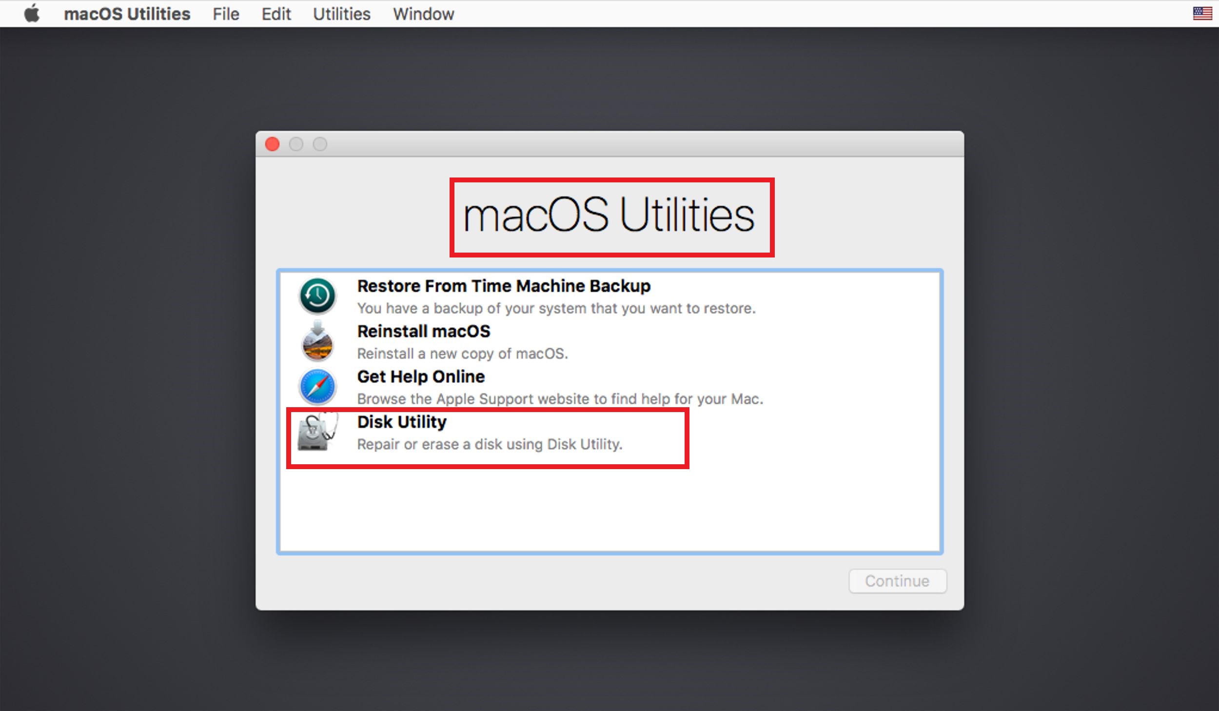 macOS公用事业