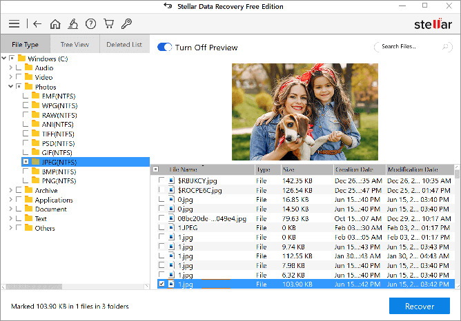 恢复永久删除的文件使用WDR免费
