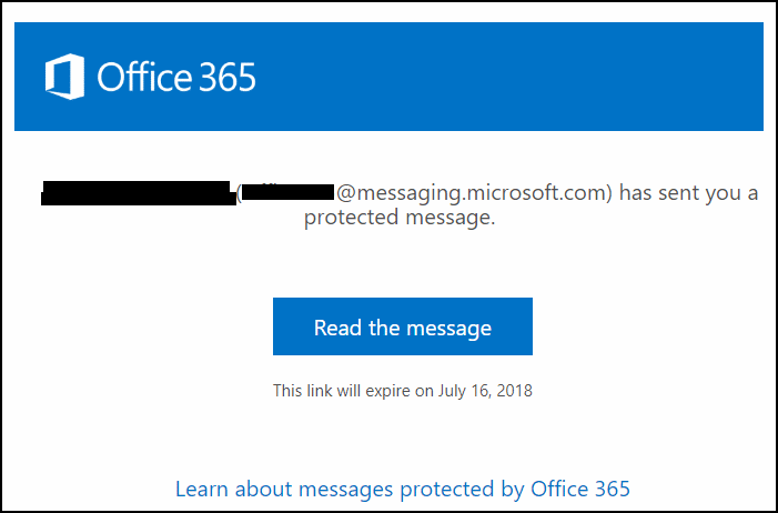 在Office 365中加密邮件