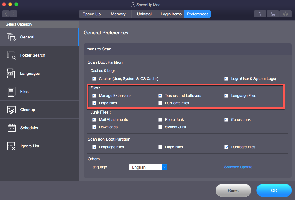 remove large files mac