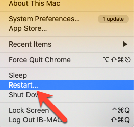 重启Mac