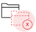 删除删除和垃圾文件夹从PST图标