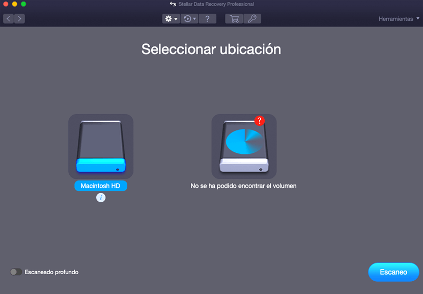 Seleccionar Ubicacion