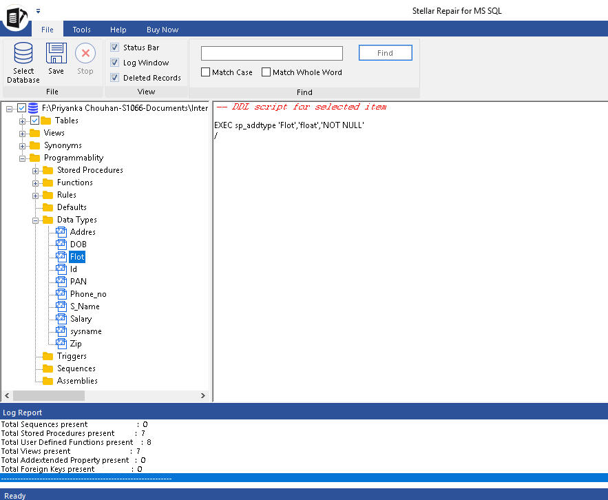 Preview of Data Types