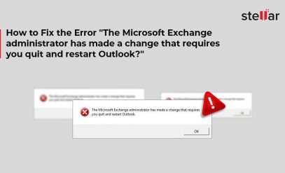 如何修复“Microsoft Exchange管理员进行了更改，要求您退出并重新启动Outlook?”