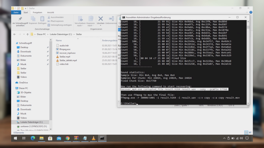 Recover_mp4和FFMPEG