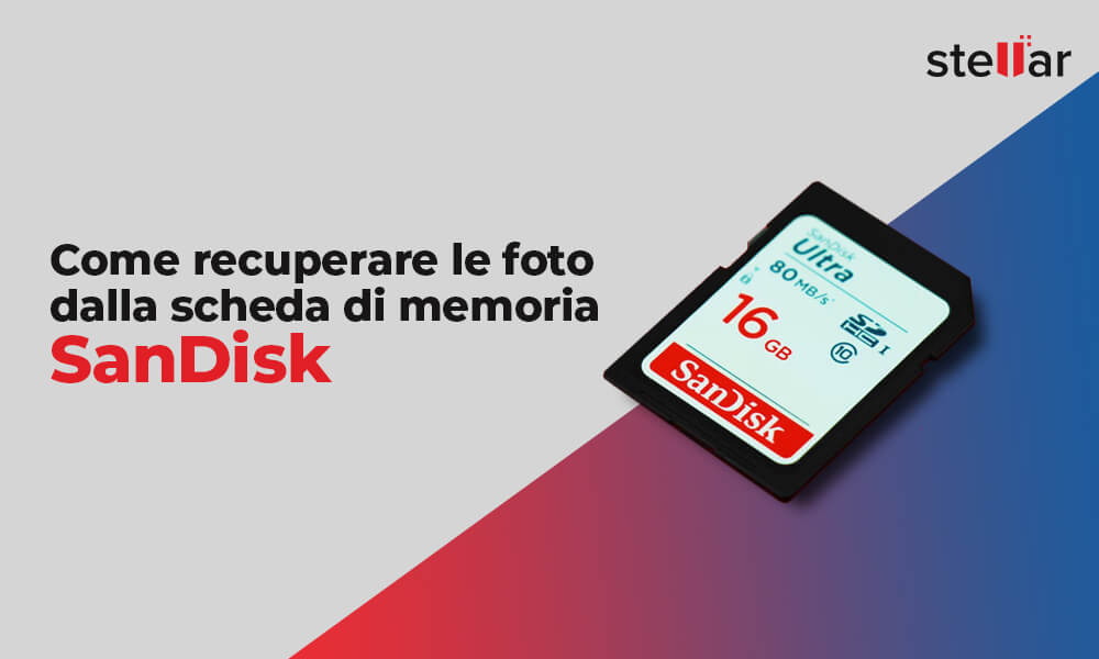 <strong>Come are le foto dalla scheda di memoria SanDisk</strong>