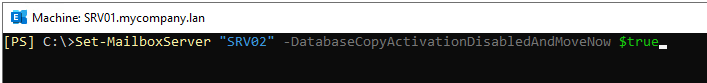 Set-MailboxServer