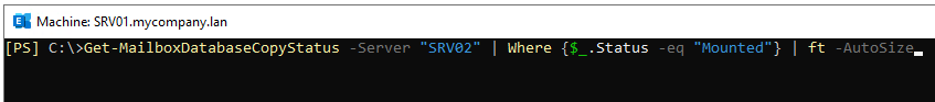 Get-MailboxDatabaseCopyStatus