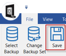 保存按钮在恒星修复的MS SQL软件