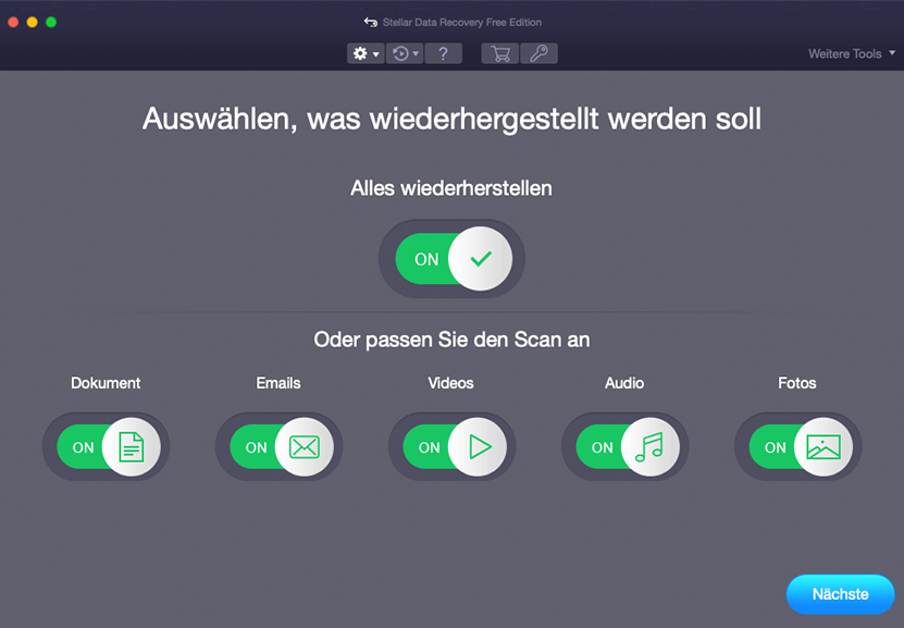 Datei-Art auswahlen