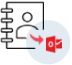 Exports GroupWise Address Book to Outlook