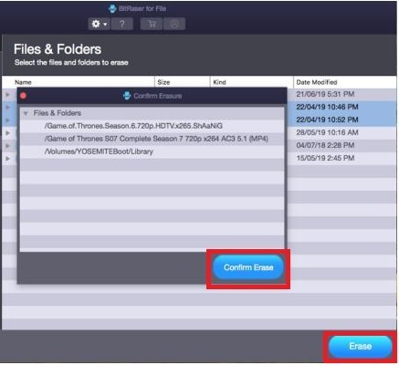 Bitraser File Eraser