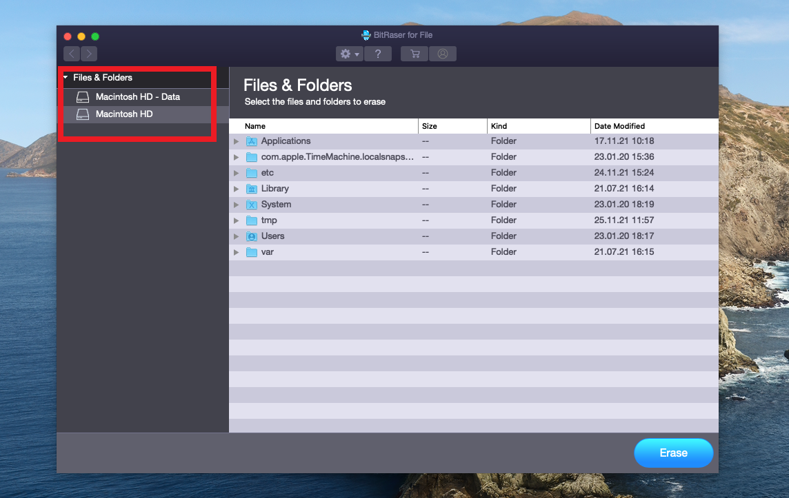 Bitraser File Eraser