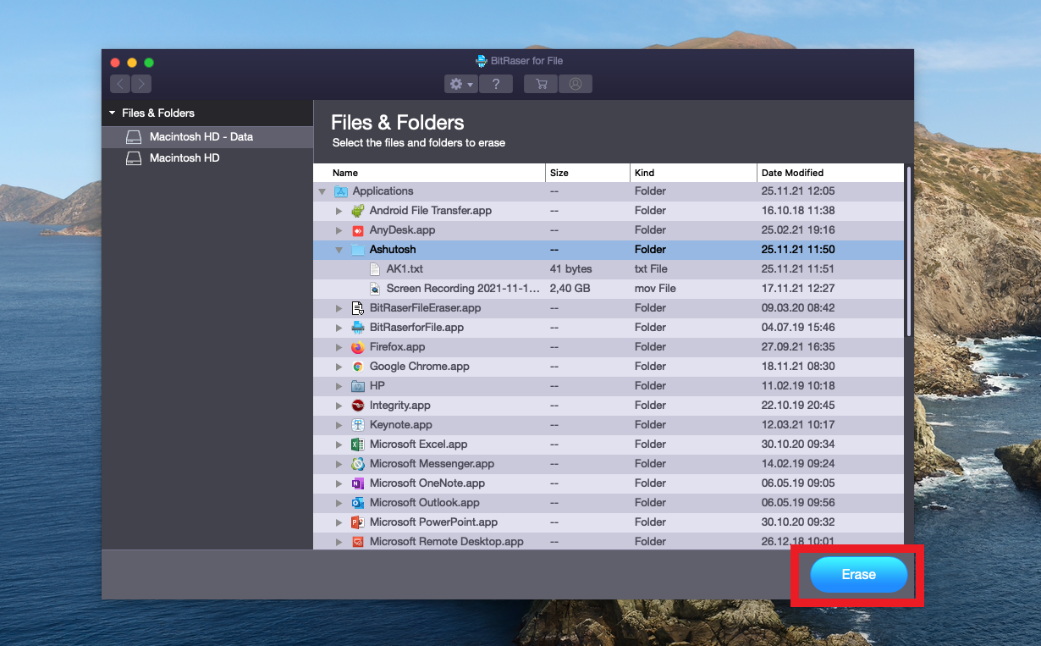 Select Preferences