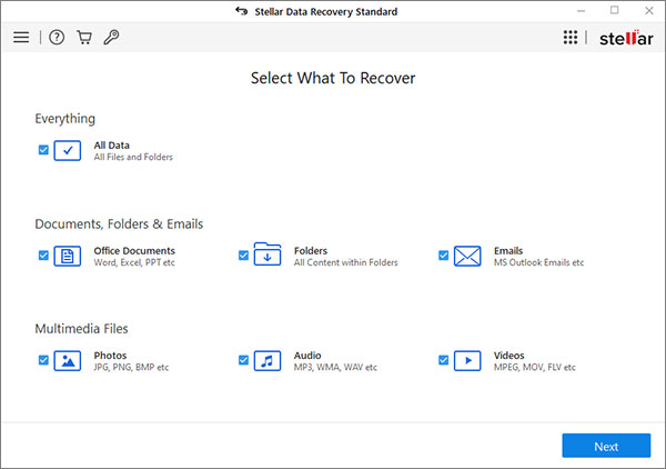 launch stellar data recovery