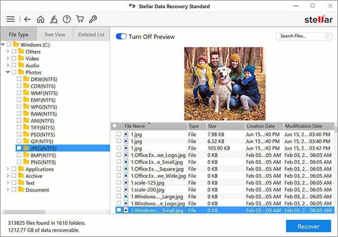 recover lost data