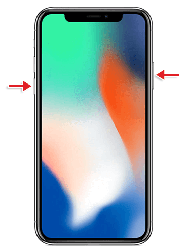 重启iphone X及更高版本