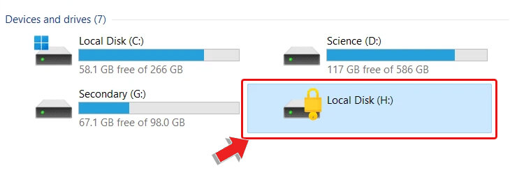 解锁bitLocker加密