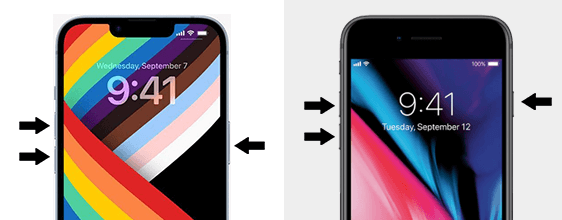 硬复位iPhone 8及更新版本