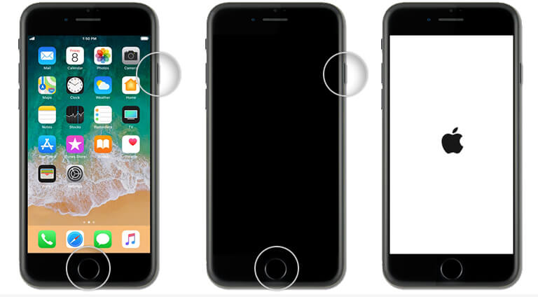 硬复位iPhone se 2、6s和更老的机型