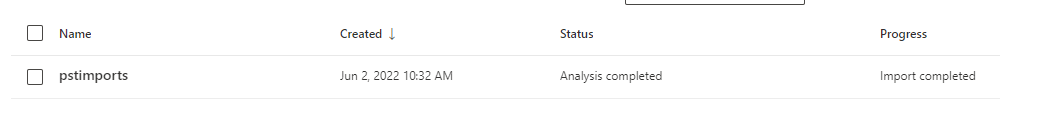PST导入到office 365通过上传方式完成