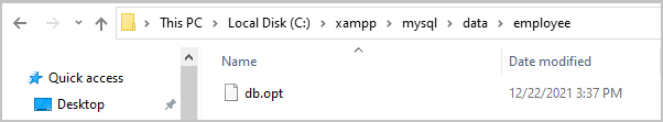 mysql表
