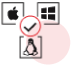 Supports Windows, macOS, and Linux Storage