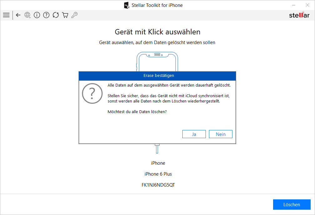 iOS-Gerat auswahlen