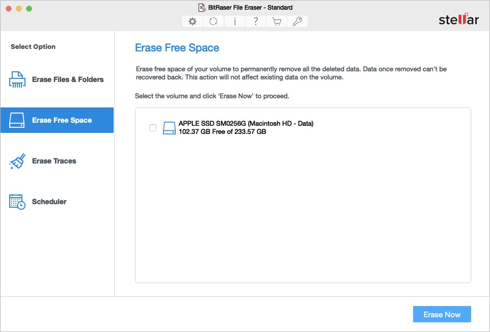 Select Files to Erase