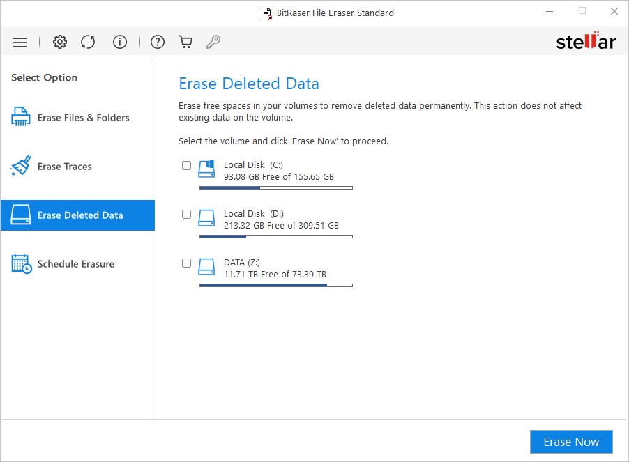 Erase Files & Folders