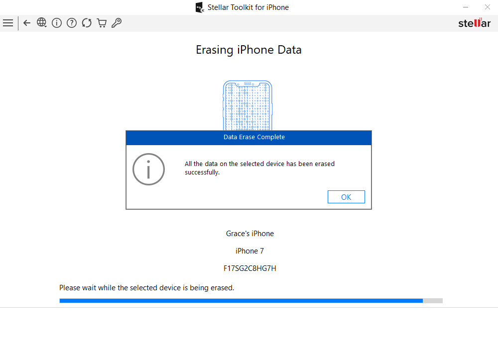 恒星工具包的iPhone -擦除iPhone数据