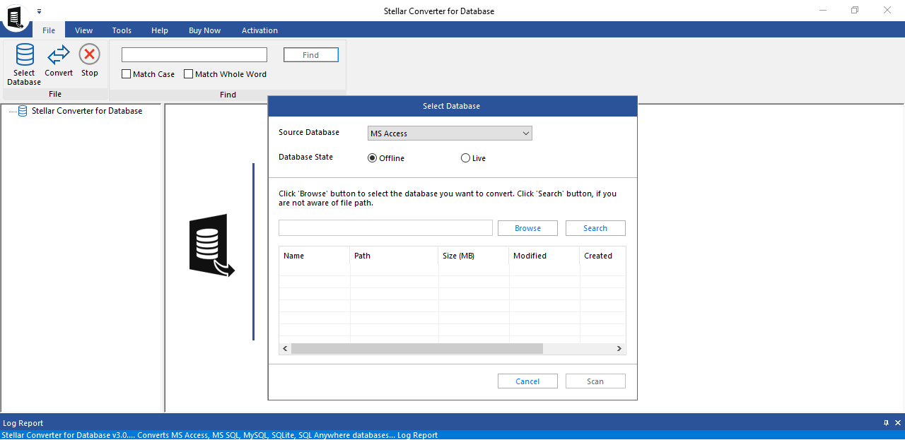 select-access-database