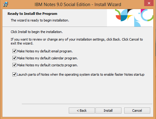 begin installation