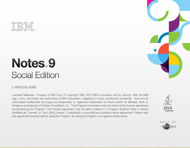 welcome screen