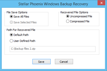 Save Backup Files